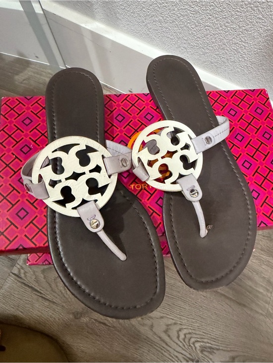Tory Burch Shoes - Tory Burch Miller Logo Thong Sandals - Women